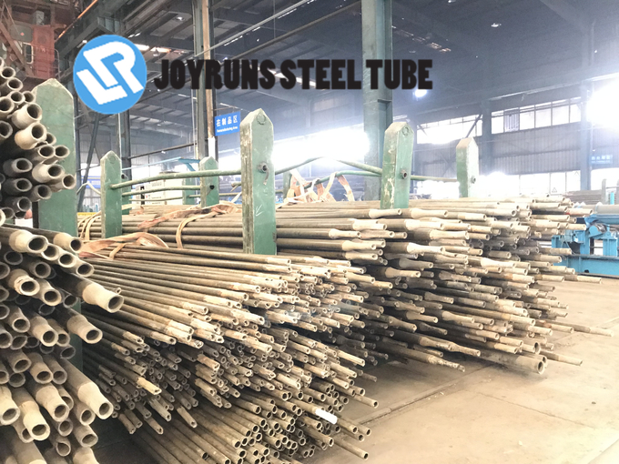 ASTM A213 T11 Heavy Wall Steel Tubing , Cold Drawing Seamless Boiler Steel Tube 1